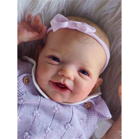 🆕18 Inch Girl Silicone Full Body Realistict  Newborn  Rebron  Baby Doll - Picture 4 of 6